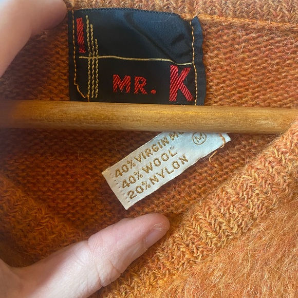 vibrant virgin mohair sweater - Picture 2 of 3